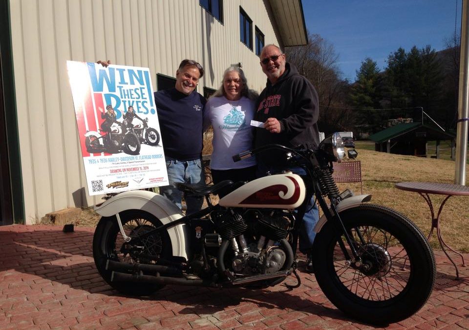 Pat Brase and B.J. Whitley Win 12th Annual WTT Vintage Motorcycle Raffle!!! (2014)