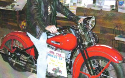 Robert Irvine Wins 1st Annual WTT Vintage Motorcycle Raffle (2003)